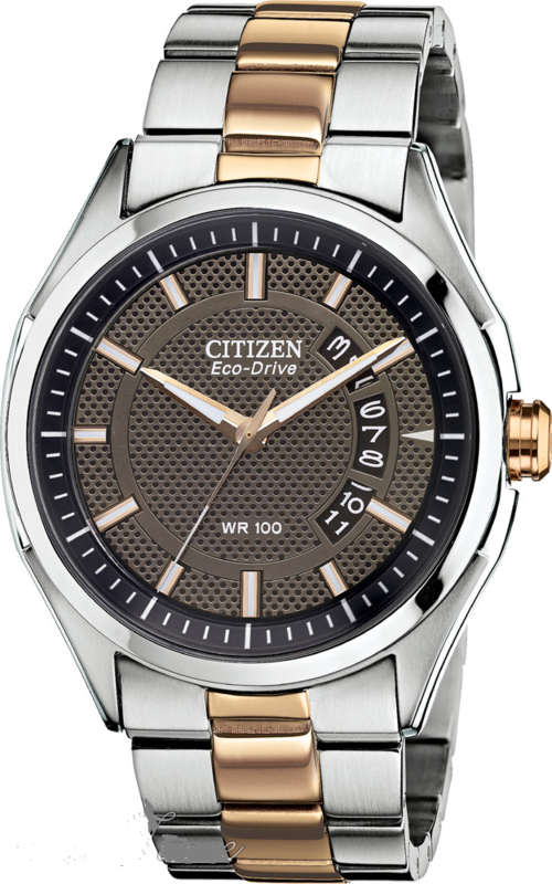 New Citizen Eco-Drive HTM 2.0 Two-Tone Men's Watch"NO MORE BATTERIES EVER!"
