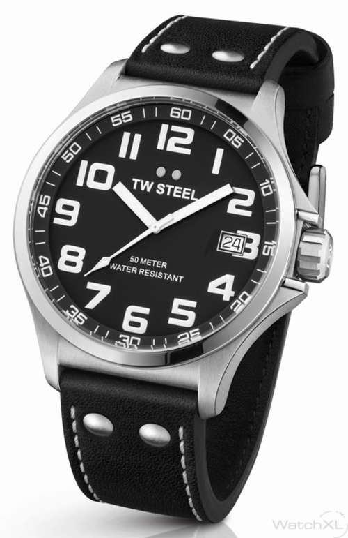 TW STEEL Pilot Black Dial Gents Quartz Watch"STUNNING & ROBUST!!"