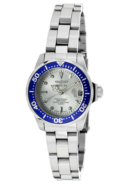 INVICTA Pro Divers(200M) Silver Womens Luxury Quartz Watch"MUST HAVE WATCH!!!"