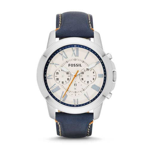 FOSSIL Grant Chronograph Gents Quartz Dress Watch** CLASSY GOOD LOOKS!!**