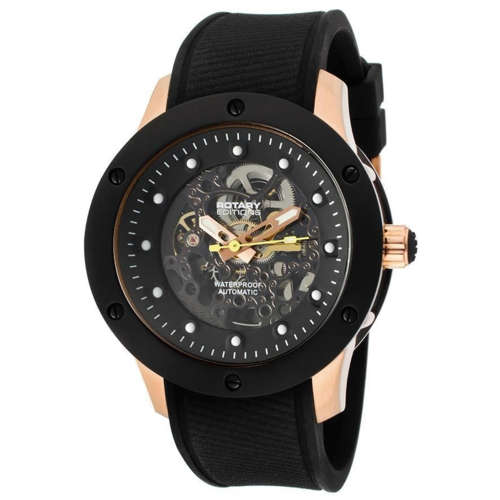 New ROTARY Editions Automatic See-Thru Gents Dress Watch ** SPECIAL EDITION!!**