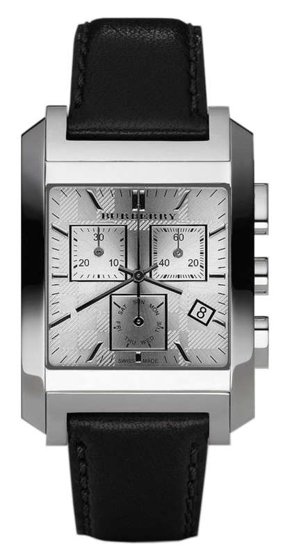 Latest BURBERRY Square Chronograph Gents Dress Watch (CLASSY GOOD LOOKS!!)