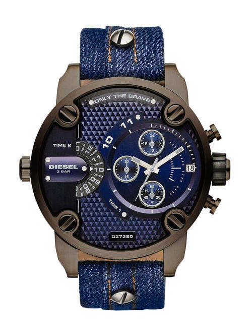 DIESEL "Little Daddy" Dual-Time Chronograph Gents Dress Watch"LATEST RELEASE"