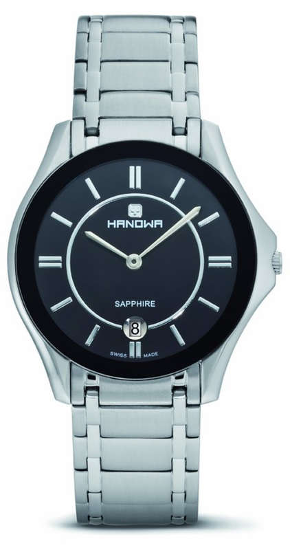 SWISS MILITARY Hanowa Ascot Quartz Gents Slim Dress Watch "HIGH END WATCH!!"