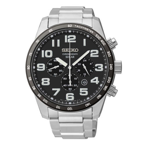 Latest SEIKO Solar Chronograph Gents Dress Watch(NO MORE BATTERIES EVER!!)
