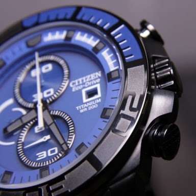 CITIZEN Eco Drive FULL Titanium Chronograph Gents Watch"BEST BUY!!
