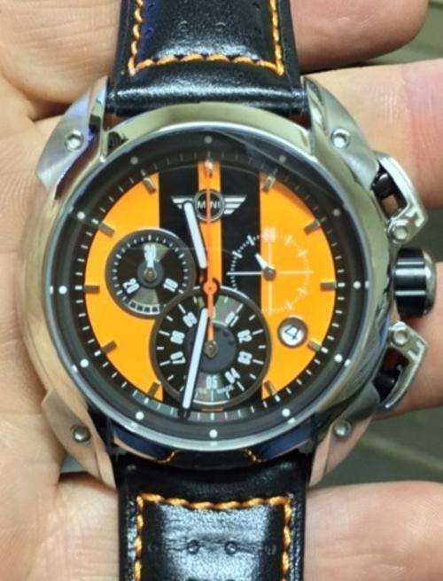 MINI COOPER Swiss Made Chronograph Unisex Quartz Dress Watch"TOP BRAND ITEM!!"