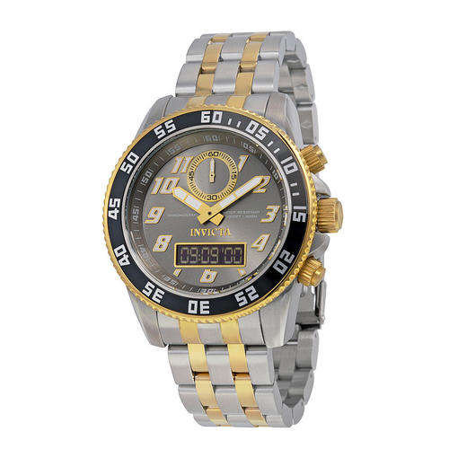 INVICTA Pro Divers(300M) Dual-Time 2-Tone Gents Swiss Quartz Dress Watch"HIGH END WATCH!!"