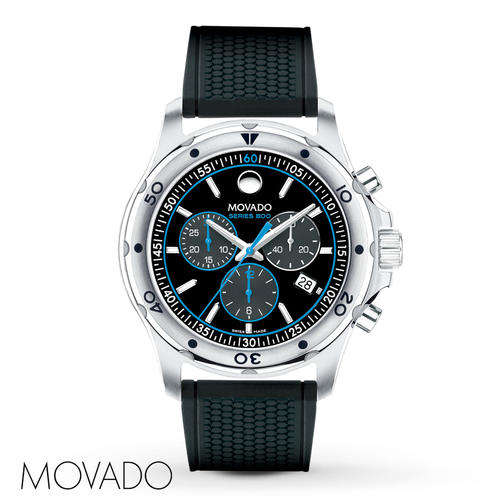 MOVADO Series 800 Chronograph SWISS Gents Quartz Upmarket watch"BEST BUY-2016"