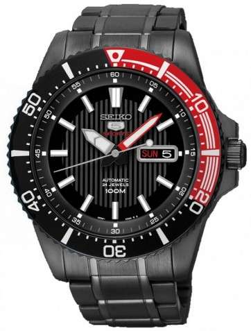 SEIKO 5 Sports Automatic (24 Jewels) Day/Date Gents Sports Watch(NO MORE BATTERIES EVER!!)
