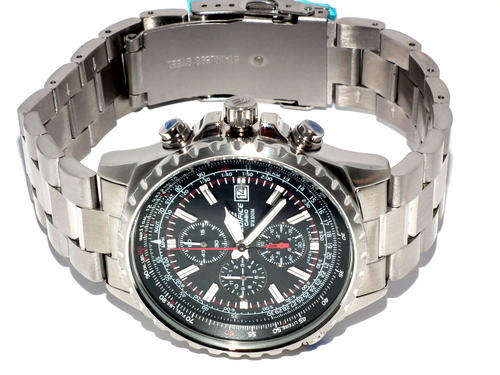 CASIO EDIFICE AVIATOR PILOT CHRONOGRAPH MENS WATCH