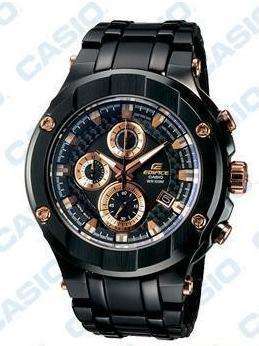 CASIO EDIFICE GOLD LABEL CHRONOGRAPH MENS WATCH **VERY RARE ITEM!!**