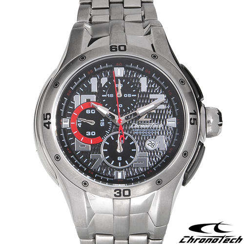 CHRONOTECH SILVER**LIMITED**GENTS STAINLESS STEEL WATCH**R4000**