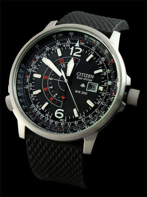 New 2011 Citizen Ecodrive Nighthawk Flightmaster Gents Watch"R5999"