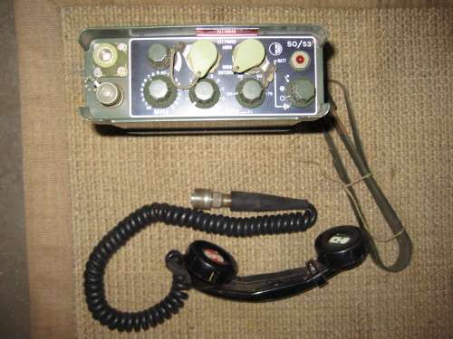 SADF BORDER WAR PERIOD SO/53  VHM/FM RADIO FOR SHORT RANGE TACTICAL COMMUNICATION
