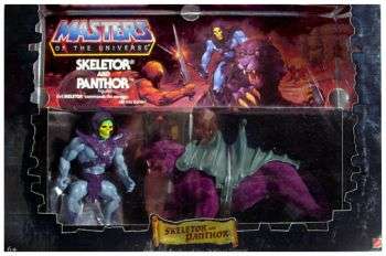 HE-MAN MOTU SKELETOR & PANTHOR COMMEMORATIVE MIB