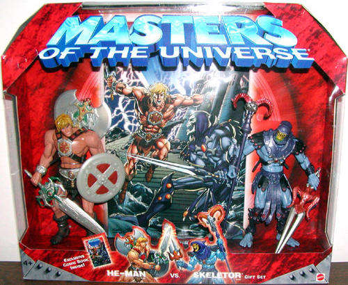 HE-MAN MOTU HE-MAN VS SKELETOR GIFT PACK (INCLUDING COMIC BOOK) MIB