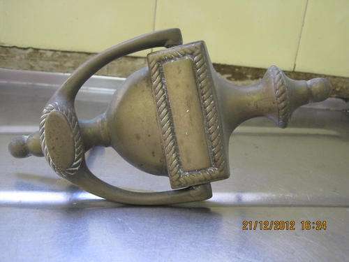 **OLD BRASS DOOR KNOCKER**