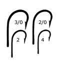 **BANDIT BAITHOLDER 8**HIGH CARBON STEEL HOOKS**