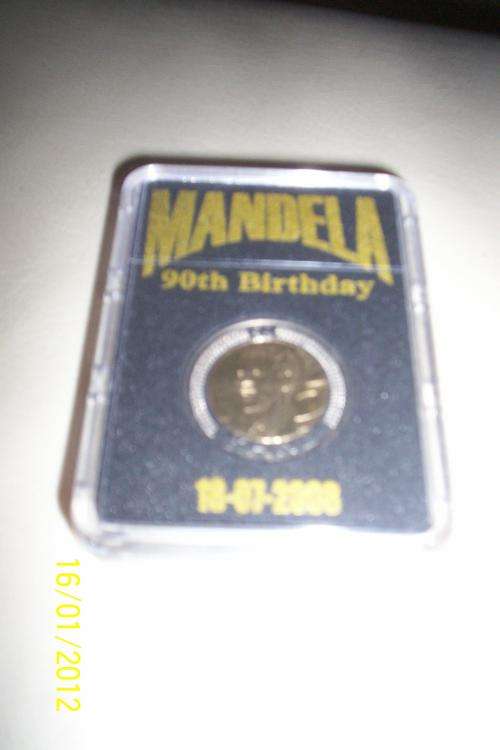 **UNCIRCULATED MANDELA BIRTHDAY R5 IN CASING**