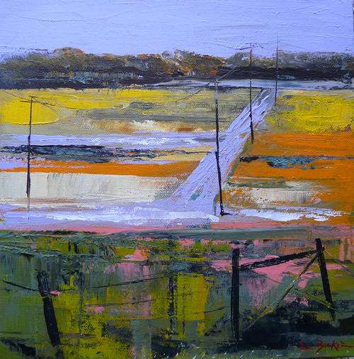 RICK BECKER, ORIGINAL ACRYLIC