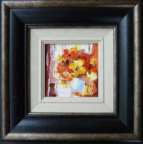 Yvonne Ankerman original oil Painting : Autumn Flowers