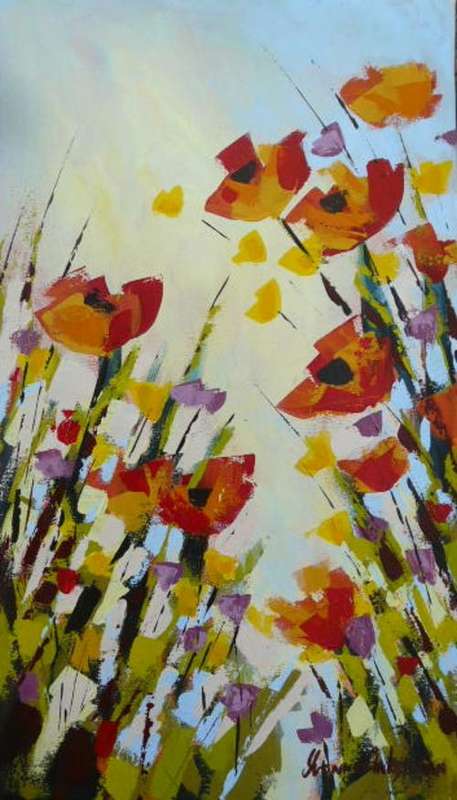 Yvonne Ankerman, Wonderful Original Acrylic,  !!