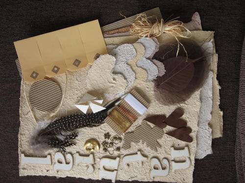 Natural Scrapbooking paper&embellishments add-on set!!!