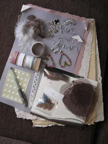 NATURAL SILVER Scrapbooking add on set!!! Great value!!