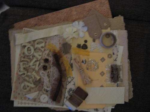 VINTAGE Scrapbooking Paper&Embellishments Add On Set!!