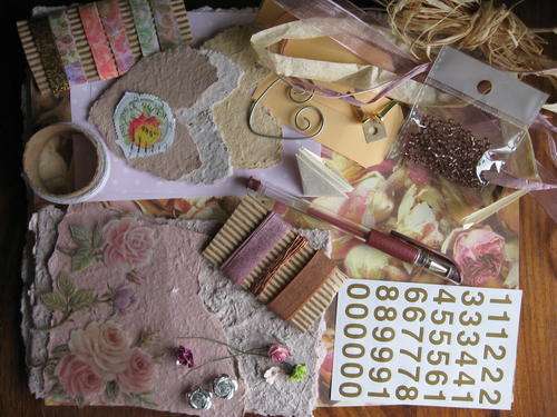 ROYAL ROSES Scrapbooking Paper and Embellishments Set!!