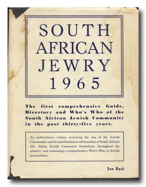 South African Jewry 1965 edited by Leon Feldberg