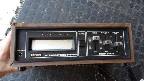 8 Track Stereo System Tape Player + 18 Tapes