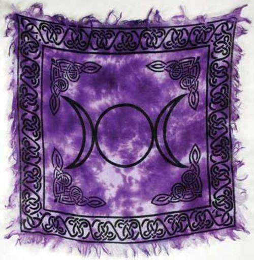 Triple Moon Altar Cloth 90cm x 90cm