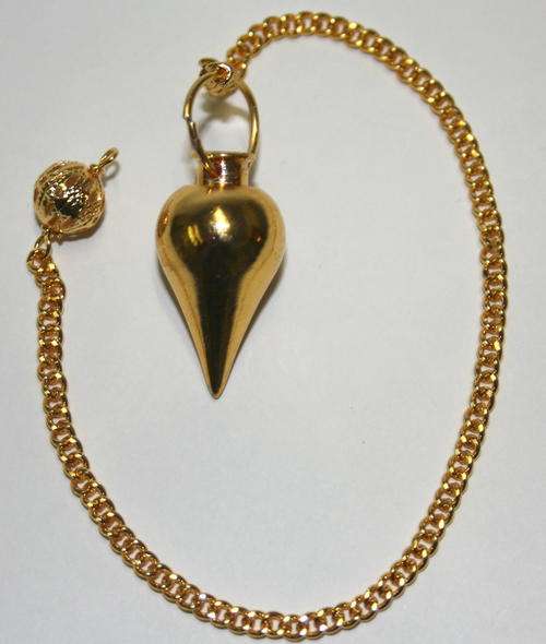 Metal Alloy Gold Drop Pendulum