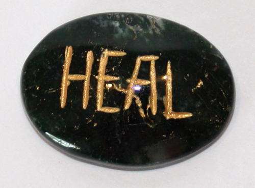 Moss Agate Healing Pocket stone