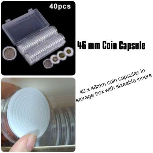 46mm Coin Capsules