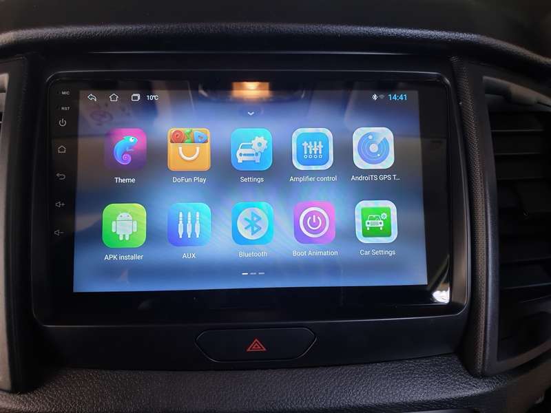 Ford ranger T7 9` android head unit kit(models without factory cd player)