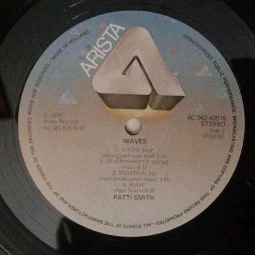 Patti Smith Group - Wave (vinyl)