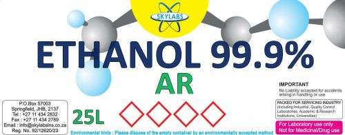 ETHANOL 99.9% AR 25L (ABSOLUTE)