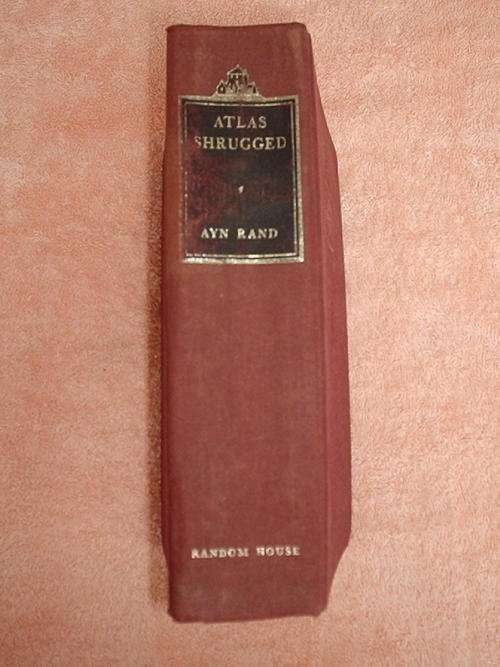 Atlas Shrugged - Ayn Rand - Hard Cover - Random House - 13th Printing - 1957