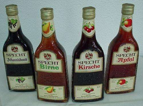 Specht Spirit Aperitif - Collection of four 500ml bottles - bottled in Leutenbach Germany