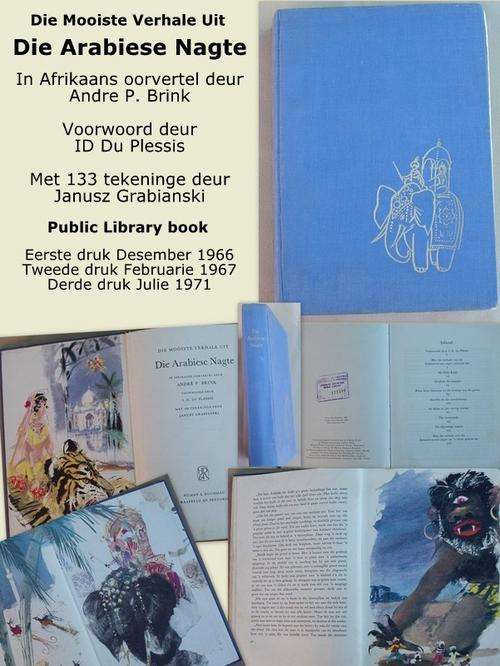 die arabiese nagte andre p brink jd du plessis janusz grabianski illustrated children book