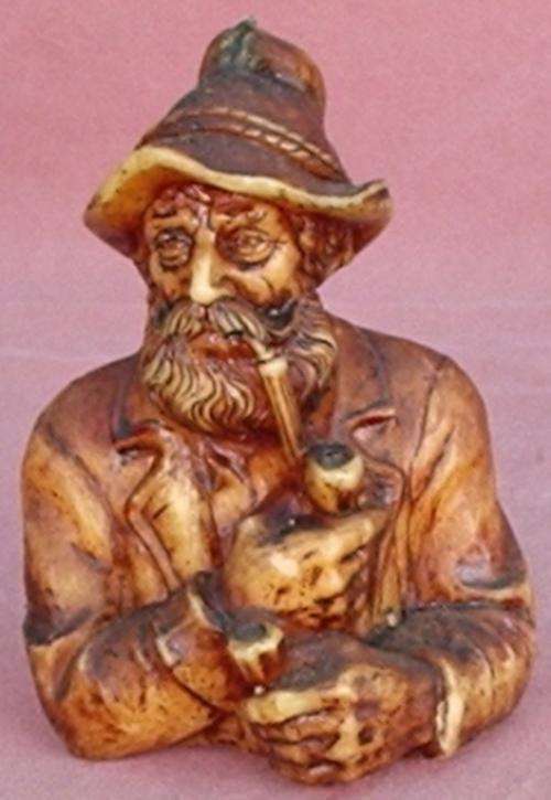 Lovely old candle - Old man with pipe