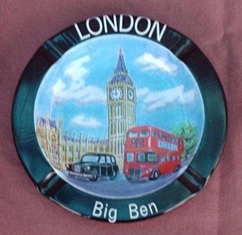 London Big Ben, Bus and Taxi  Ashtray