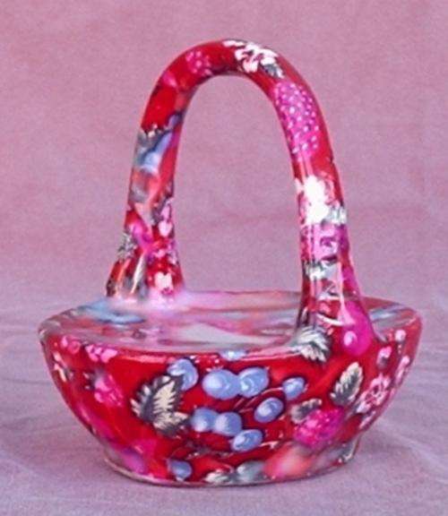 Silly little ceramic basket - pretty but also pretty useless?