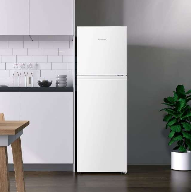 Hisense 154L Top Freezer Fridge - White