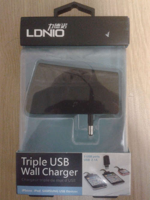 Wall Charger with three USB ports