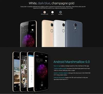 HOMTOM HT17 4G LTE Smartphone