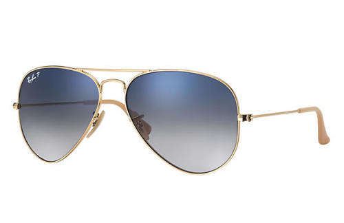 RAYBAN AVIATOR METAL GOLD  POLARIZED